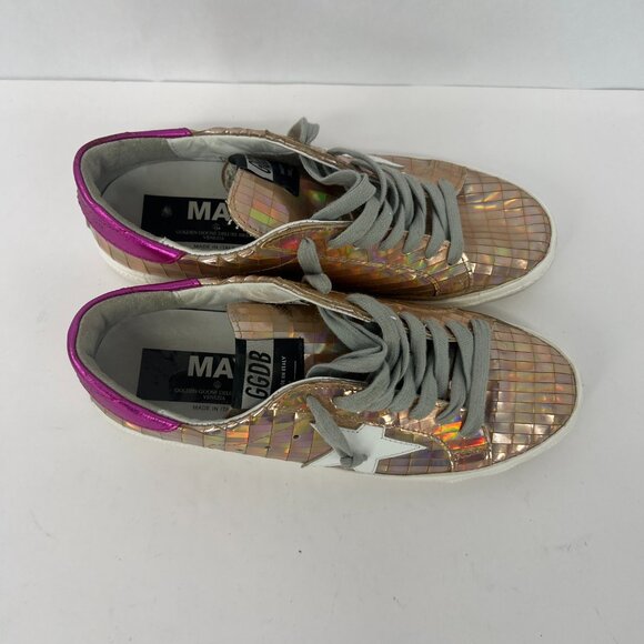 Golden Goose May sneakers. Disco iridescent gold. Size 39. - Picture 2 of 13